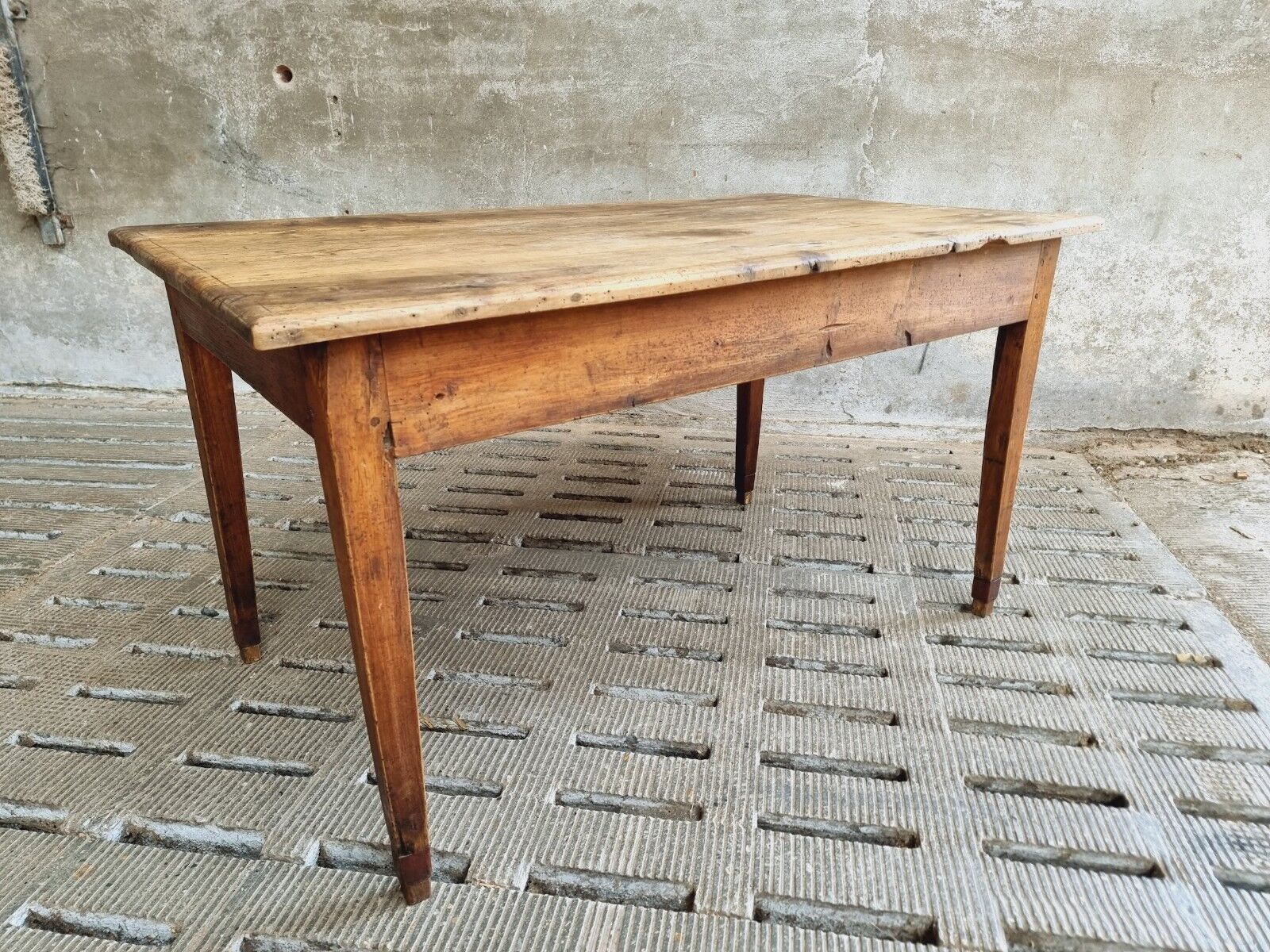 Antique farmhouse table French dining table