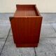 Navy bedside table