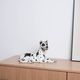 Ceramic Dog Arlekin figurine, Italian design, 1970s, made in Italy