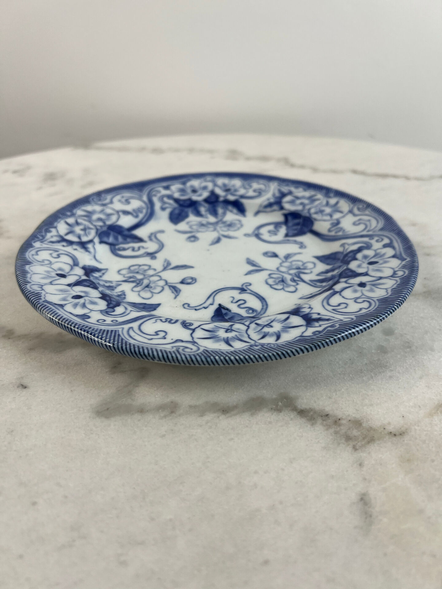 Creil Montereau Flora dessert plate