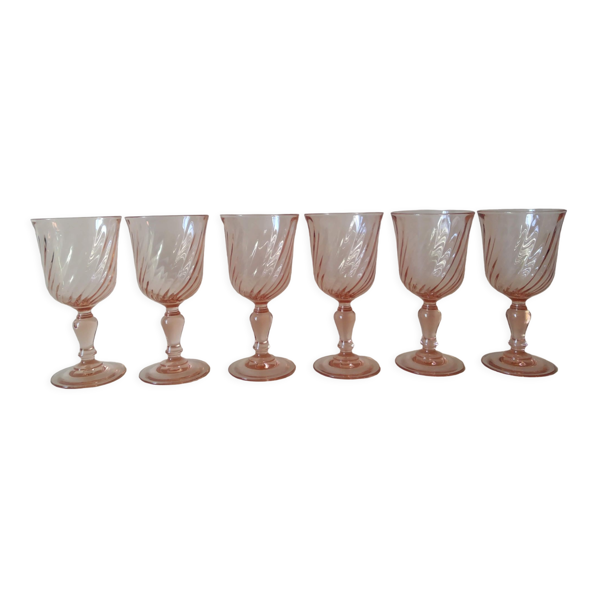 Set 6 stemmed glasses Rosaline Luminarc