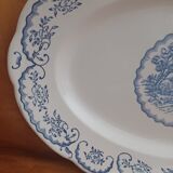 Digoin Sarreguemines oval dish.