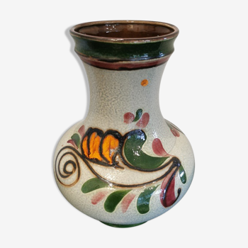 Colorful ceramic vase Vintage Scheurich 70