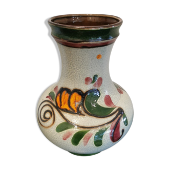 Colorful ceramic vase Vintage Scheurich 70