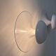 Pair of vintage "Funnel" wall lights, white lacquered metal, by Vibia Spain 2000