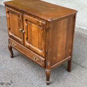 Louis XV buffet TV bar in oak 1970