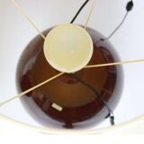 Pair of very large glazed ceramic ball lamps €80