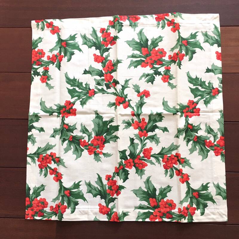 4 new Zina Vasi square cotton napkins