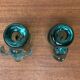 Bougeoirs animaux en verre africain fabriqués à la main vintage de Ngwenya Glass, lot de 2