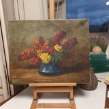 painting still life bouquet