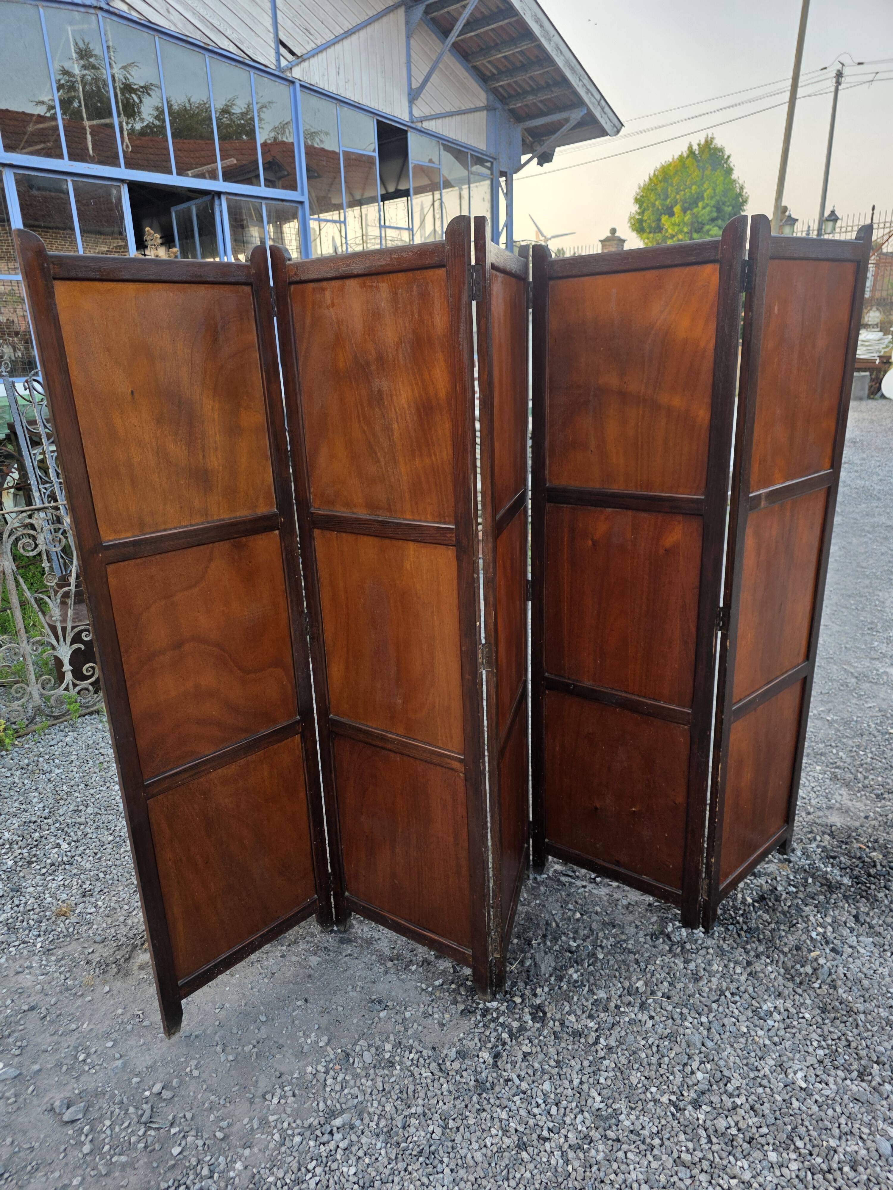 Paravent ancien 5 vantaux