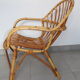 2 fauteuils rotin adulte 1960