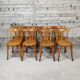 Lot de 8 chaises bistrot