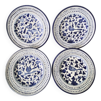 4 Italian ceramic plates