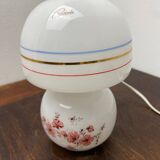 Glass mushroom lamp