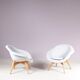 1950s set of 2 easy chairs by Frantisek Jirak, Czech