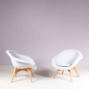 1950s set of 2 easy chairs by Frantisek Jirak, Czech