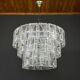 Lustre en cristal vintage, Italie, années 1960