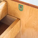 Vintage sideboard / Mid Century. Wood with marquetry finishes. France, 1960s.