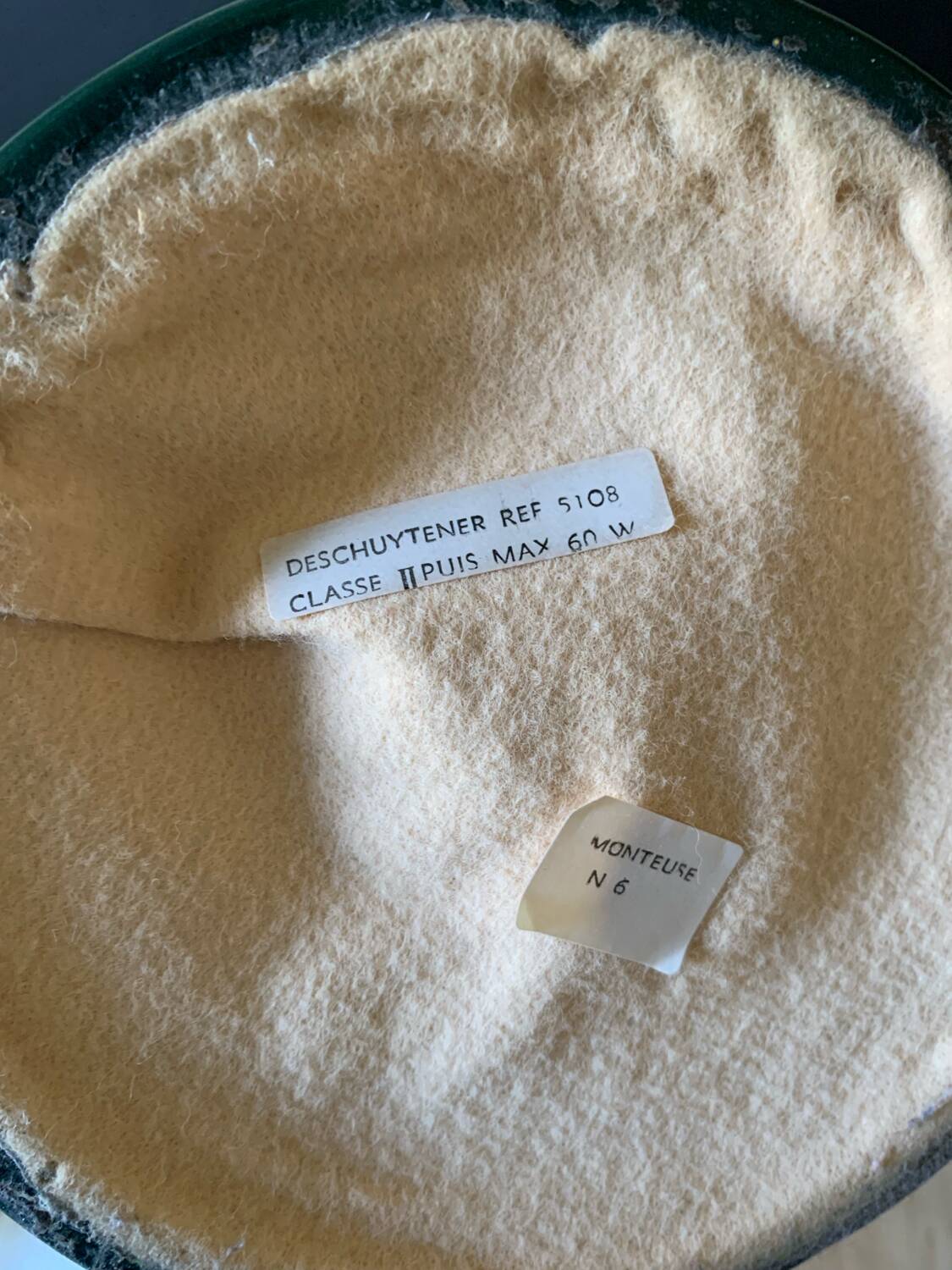 Large Deschuytener ceramic lamp