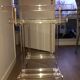 Desserte bar rolling brass Plexiglas
