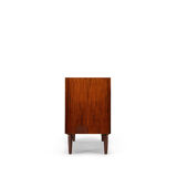 Mid-century rosewood sideboard with sliding doors from DR Mobler, 1960s