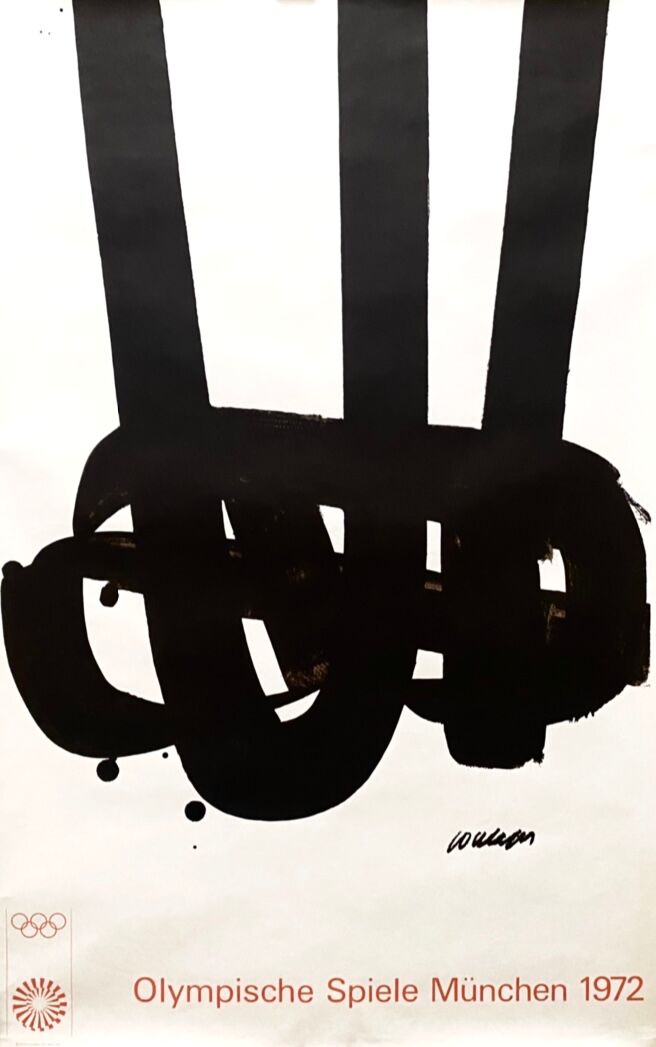 POSTER SOULAGES JO MUNICH - 1972