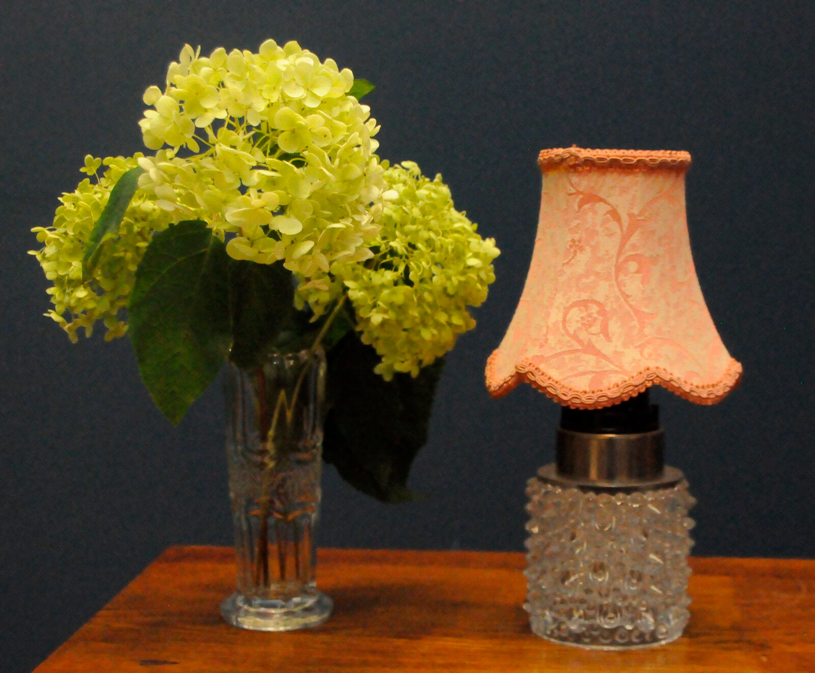 Pair of Orrefors lamps