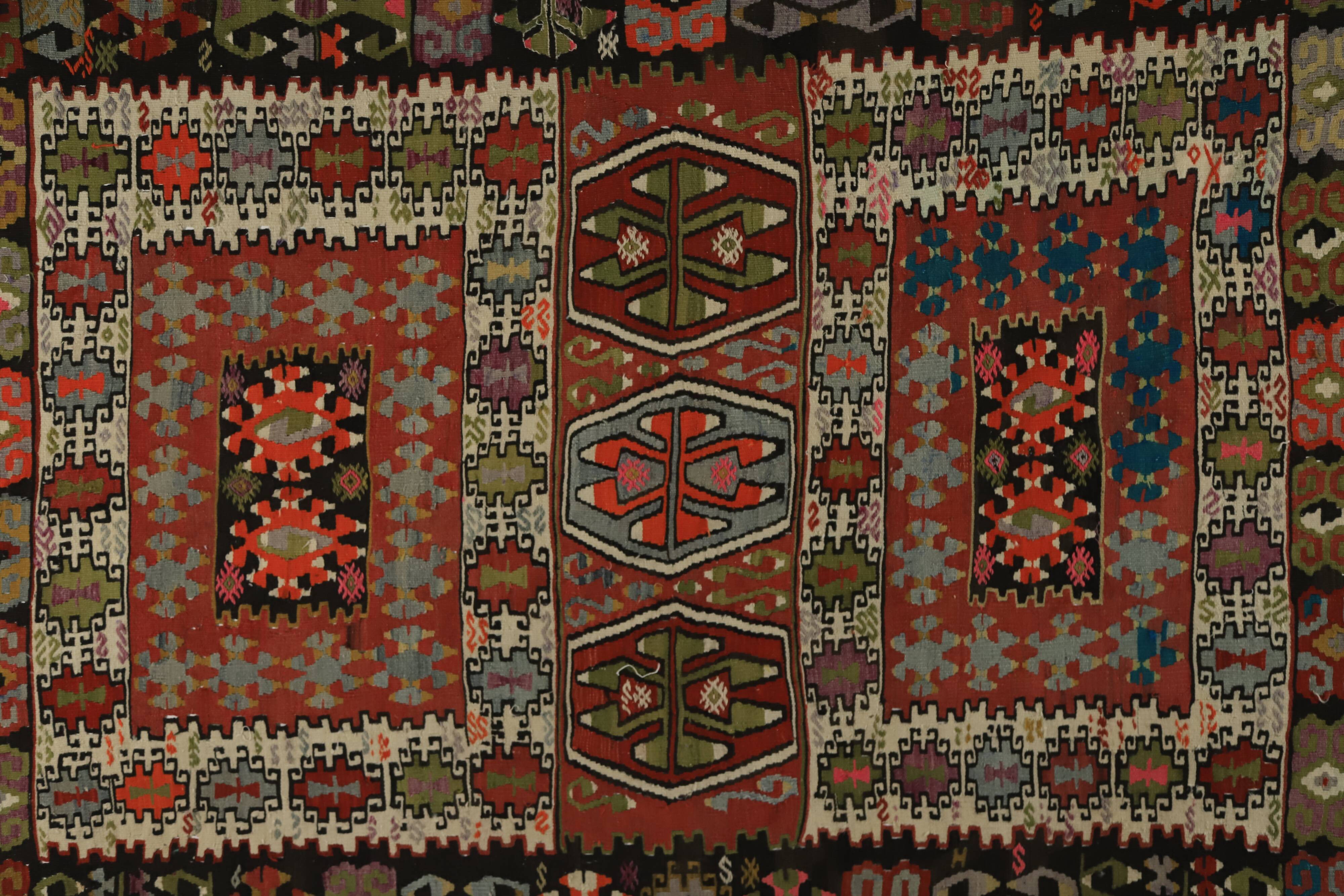 Anatolian handmade kilim rug 296 cm x 168 cm