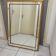 Bevelled and gold mirror with a frame by DeKnudt, Belgium 1960-70.