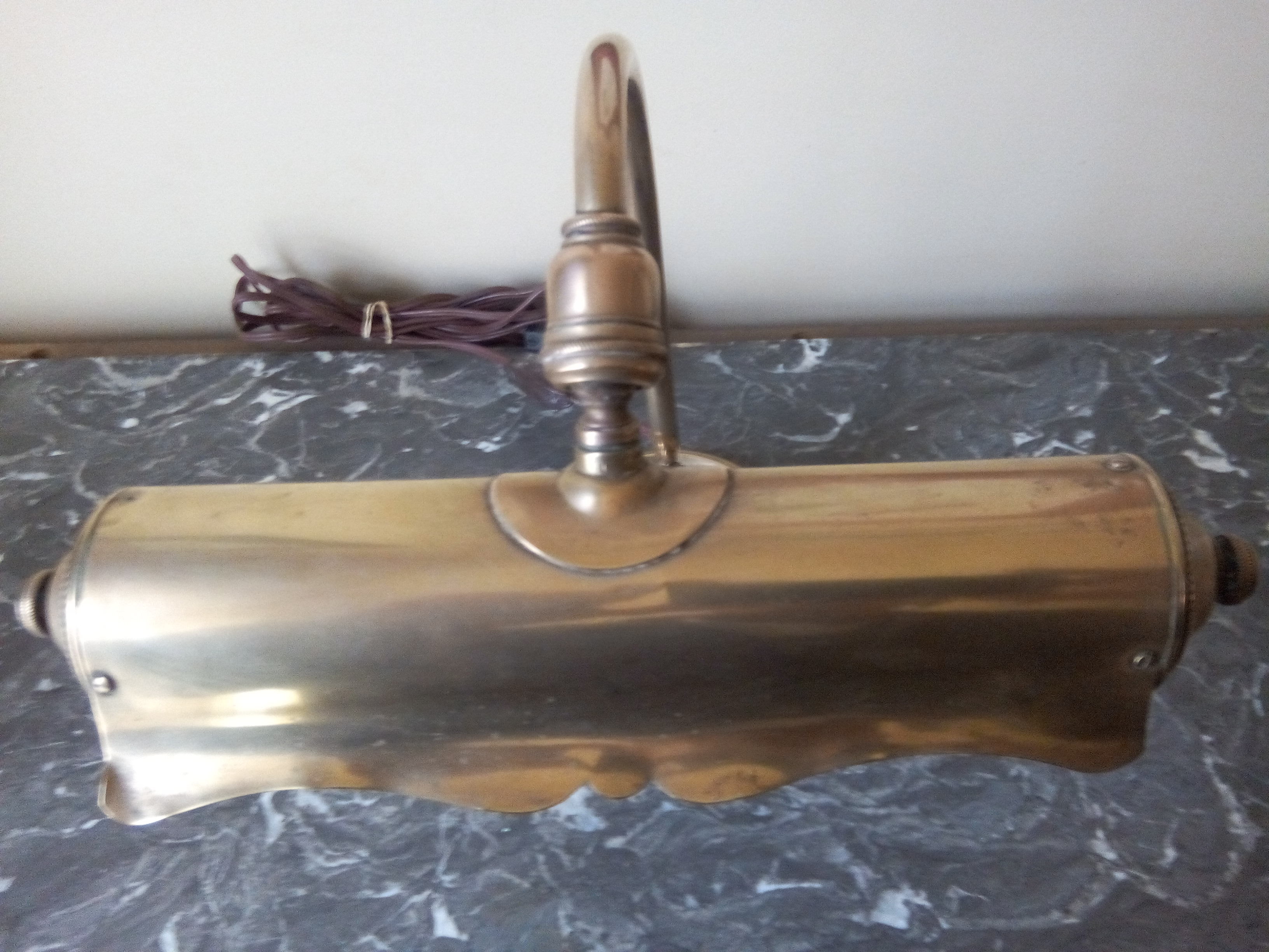 19th century desk lamp