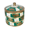 Mother-of-pearl and brass box