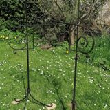 Wrought iron lamp