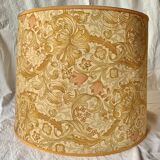 Large vintage lampshade - floral decor - 40 x 37 cm