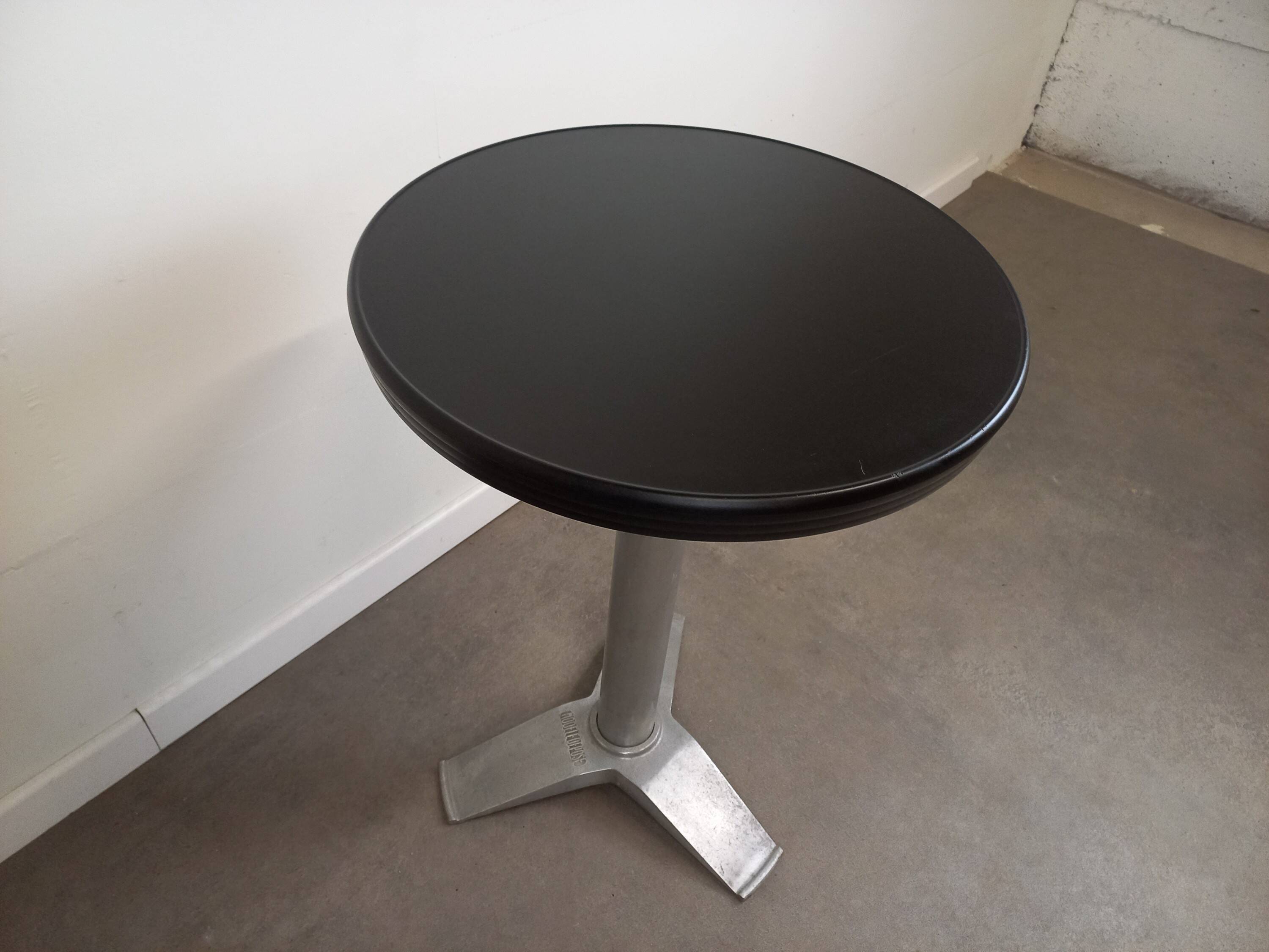 Parisian bistro pedestal table