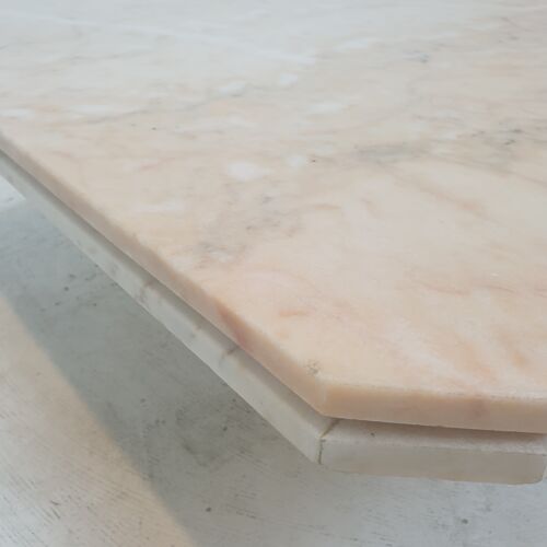 Table basse en marbre italien, années 1970