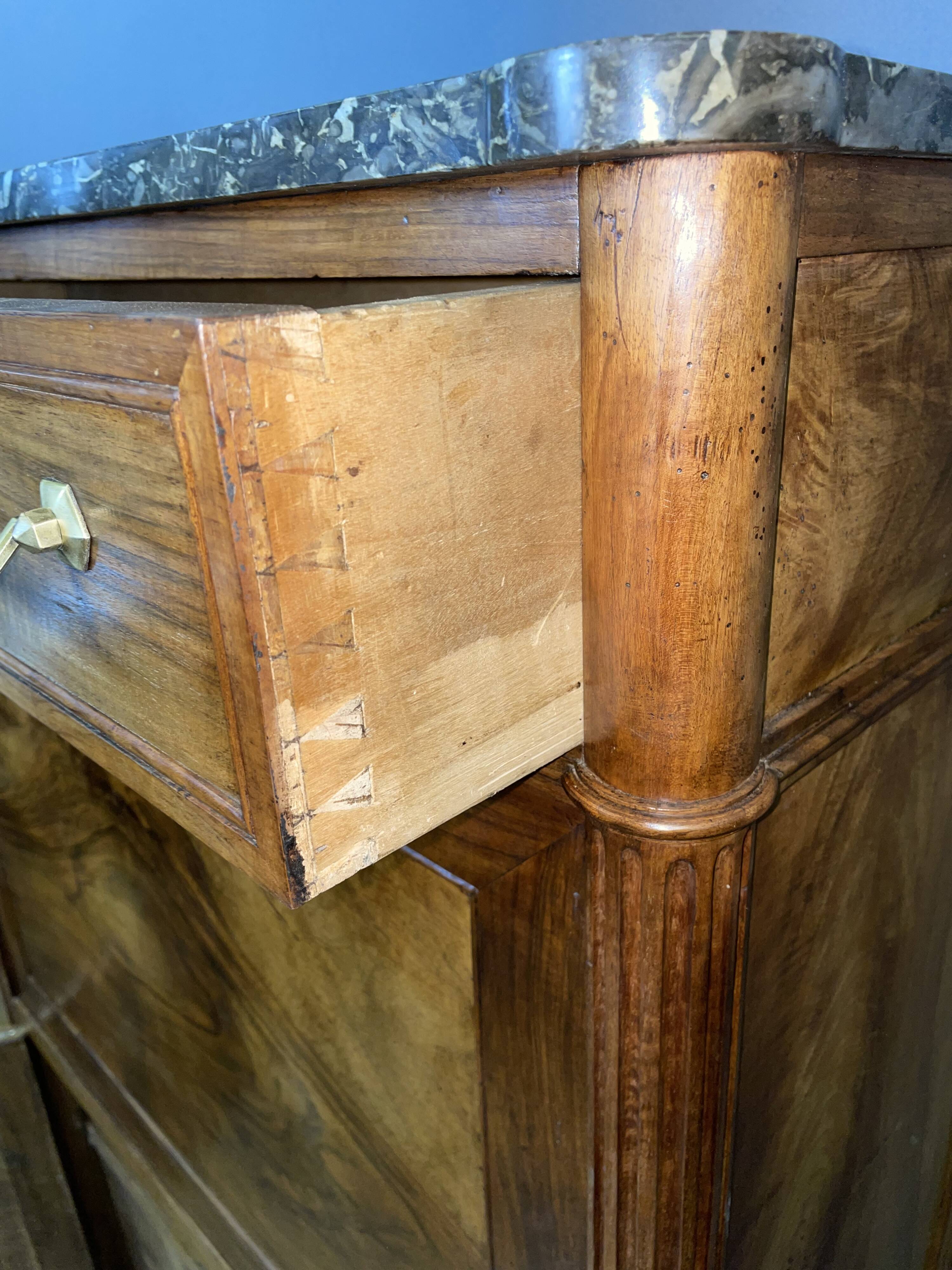 Louis XVI period walnut secretary