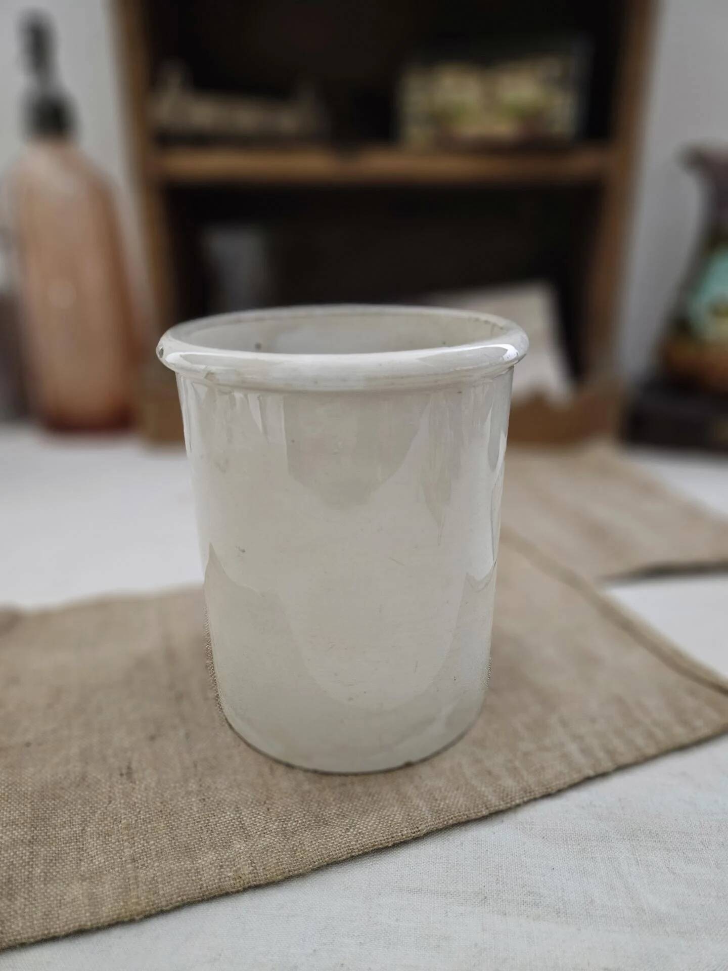 Old stoneware pot - Longwy pot