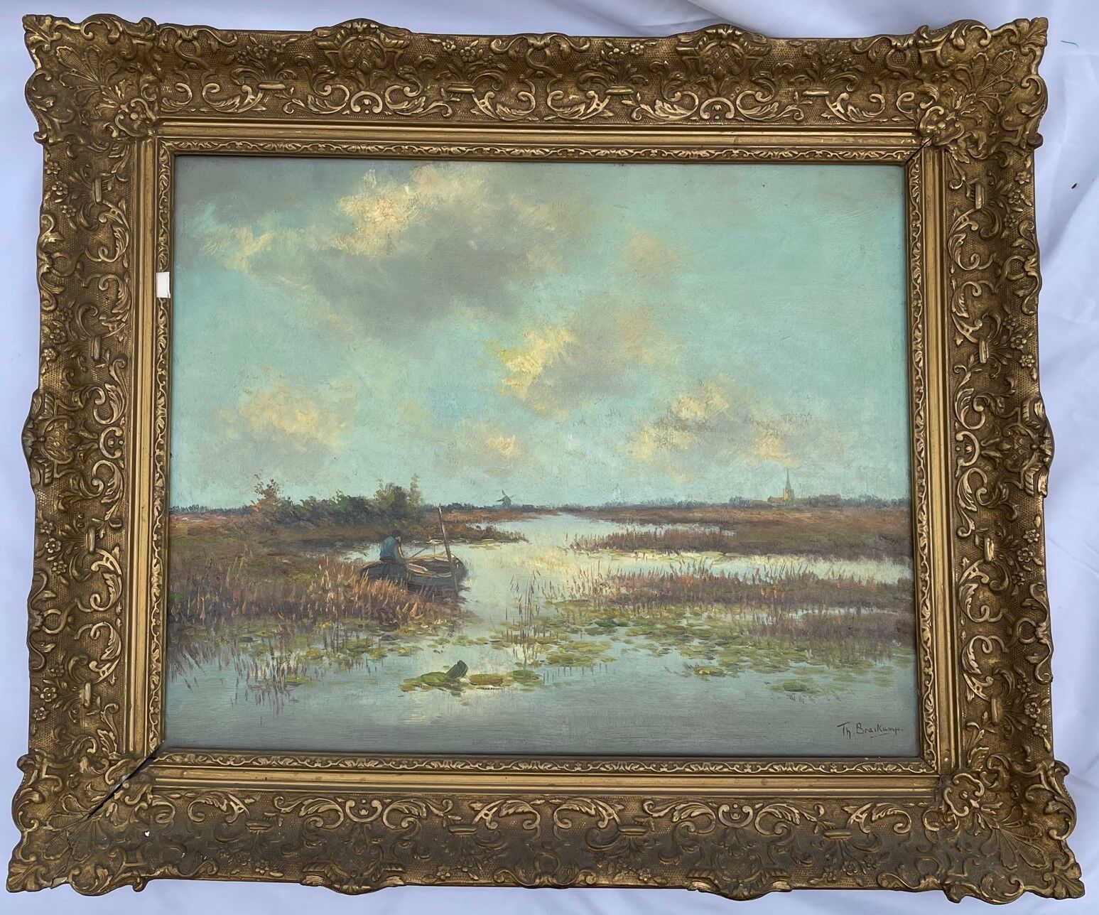 Oil on canvas Braskamps Th