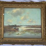 Huile sur toile signée Braskamps Th