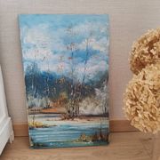 Huile sur toile