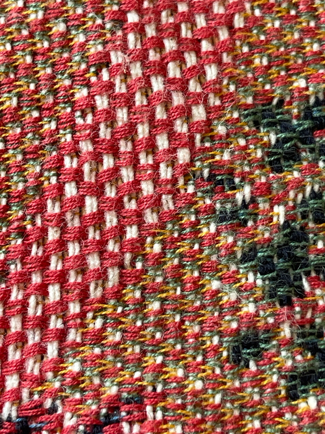 Wall tapestry panel.