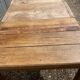 Table rectangulaire en chêne avec rallonges