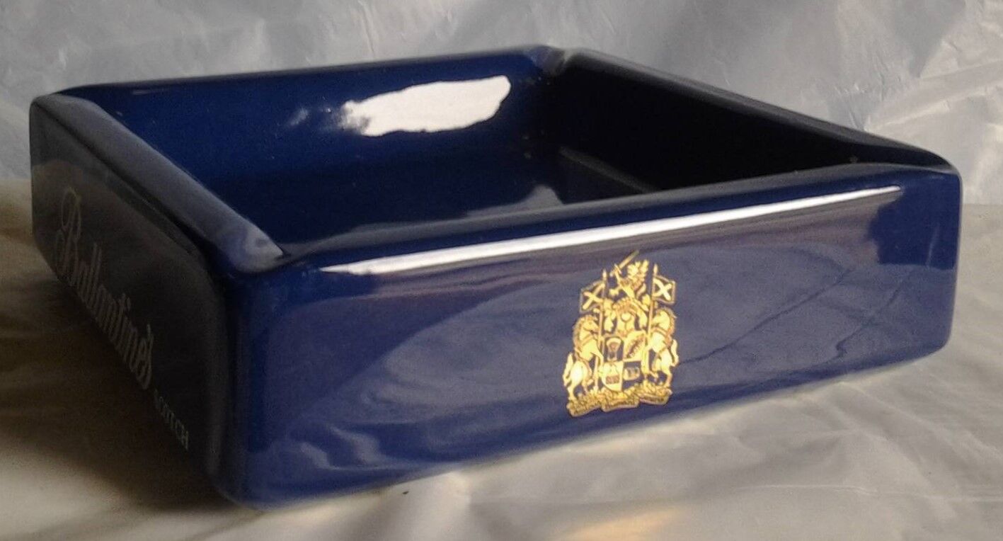 Ballantine's Vintage Advertising Ashtray