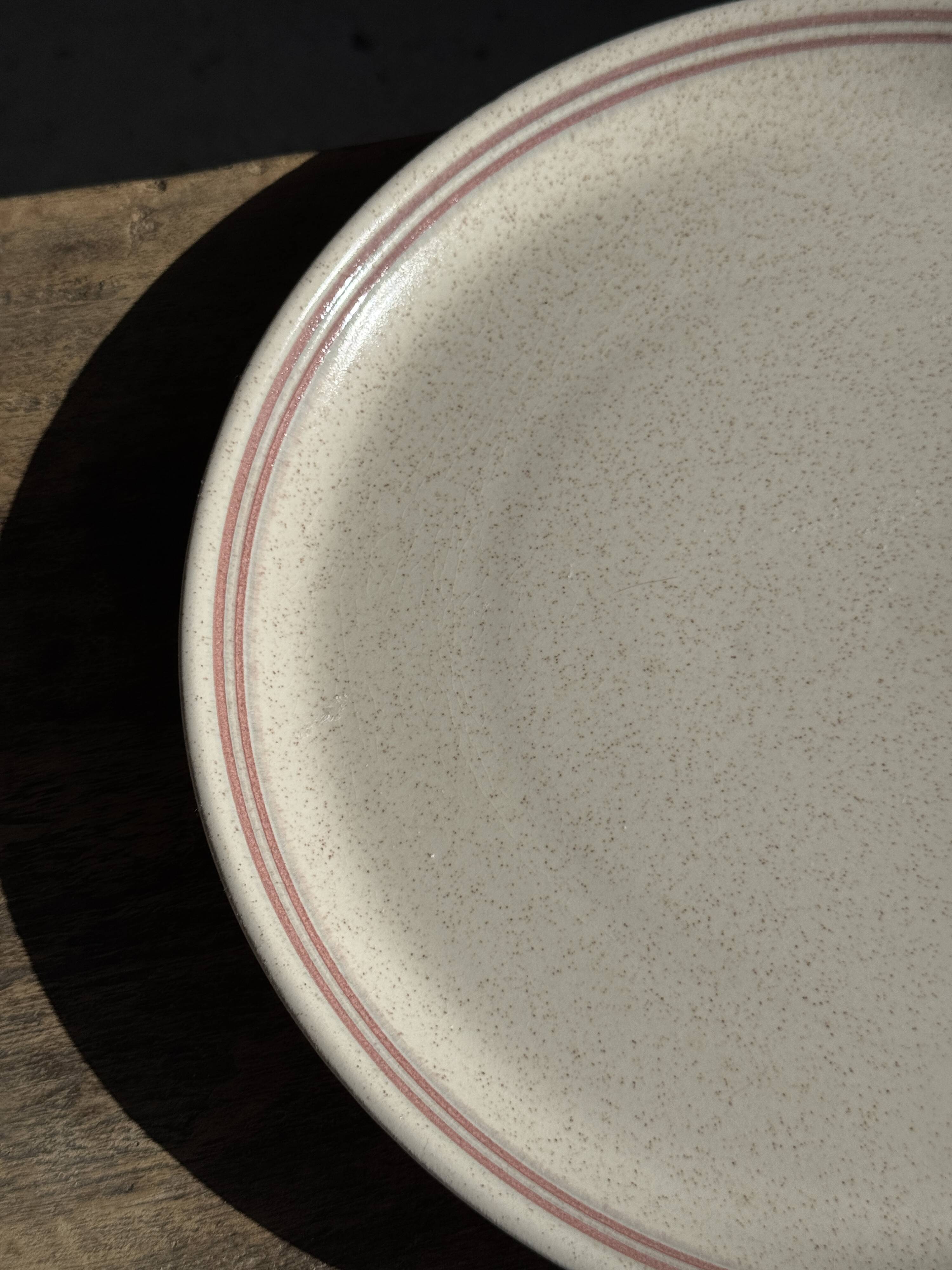 Lunéville table service Art Workshop 8 plates and 2 serving dishes