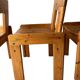 Silvio Coppola dining table with 4 dining chairs for Fratelli Montina