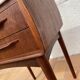 Vintage Scandinavian design bedside table in teak by the Danish Andersen.