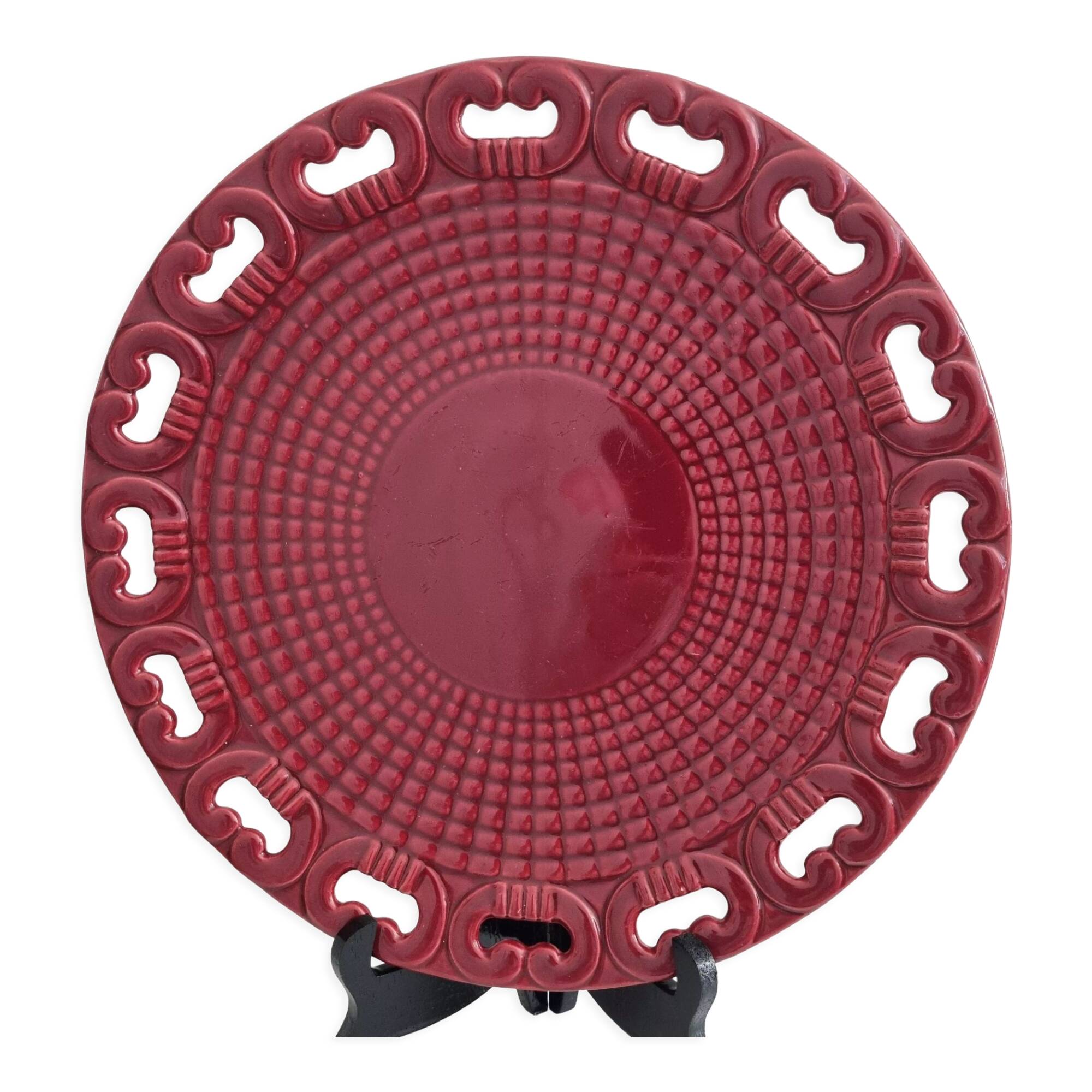 Saint-Clément dish signed B. Letaille