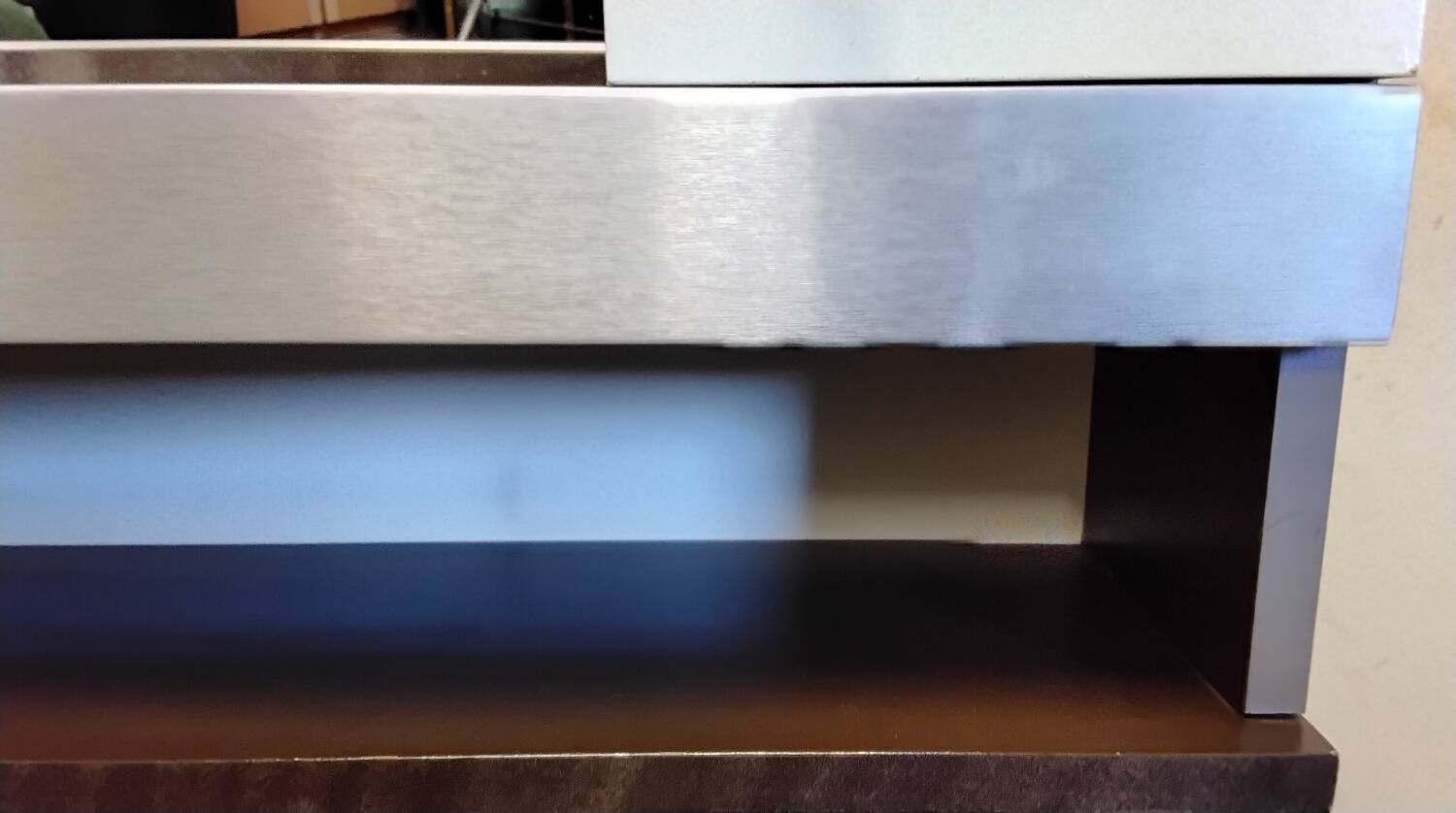 Bar cabinet / entrance furniture with a vintage 1970s mirror.