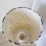 Vintage Dumler & Breiden Floor Lamp: German Pop Art Zebra Shade